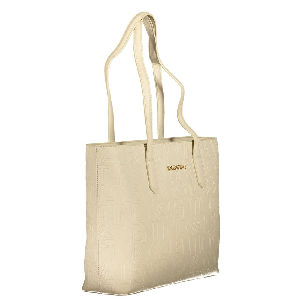 Sac à main Valentino beige en polyéthylène