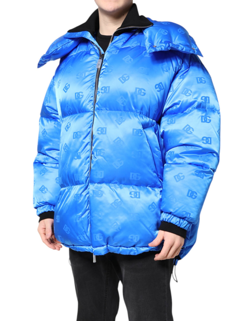 Dolce & Gabbana Blue Shell Jacket for Men detail view