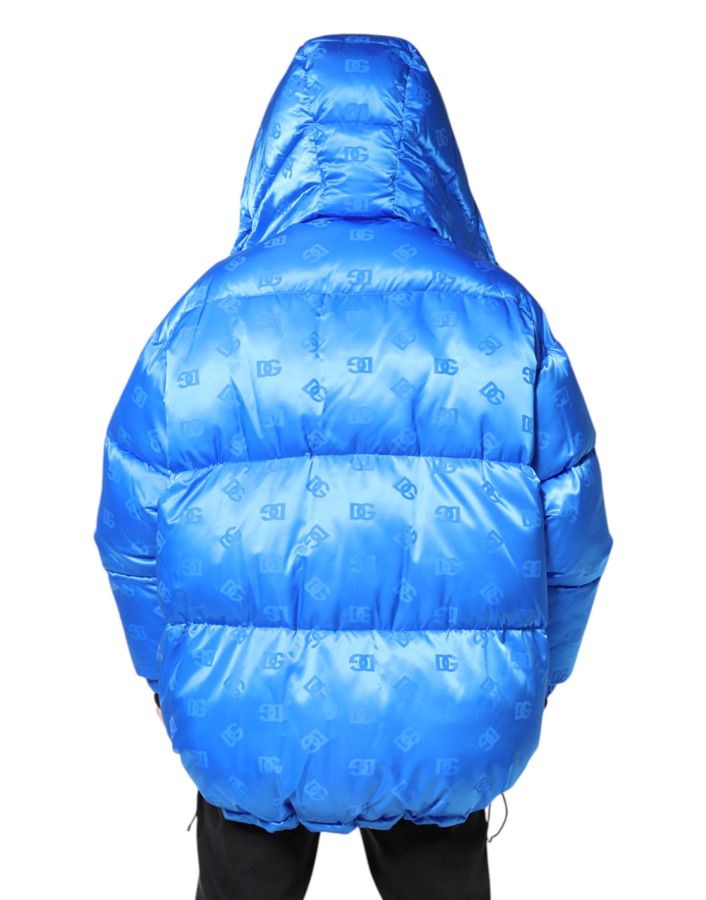 Dolce & Gabbana Blue Shell Jacket for Men side view