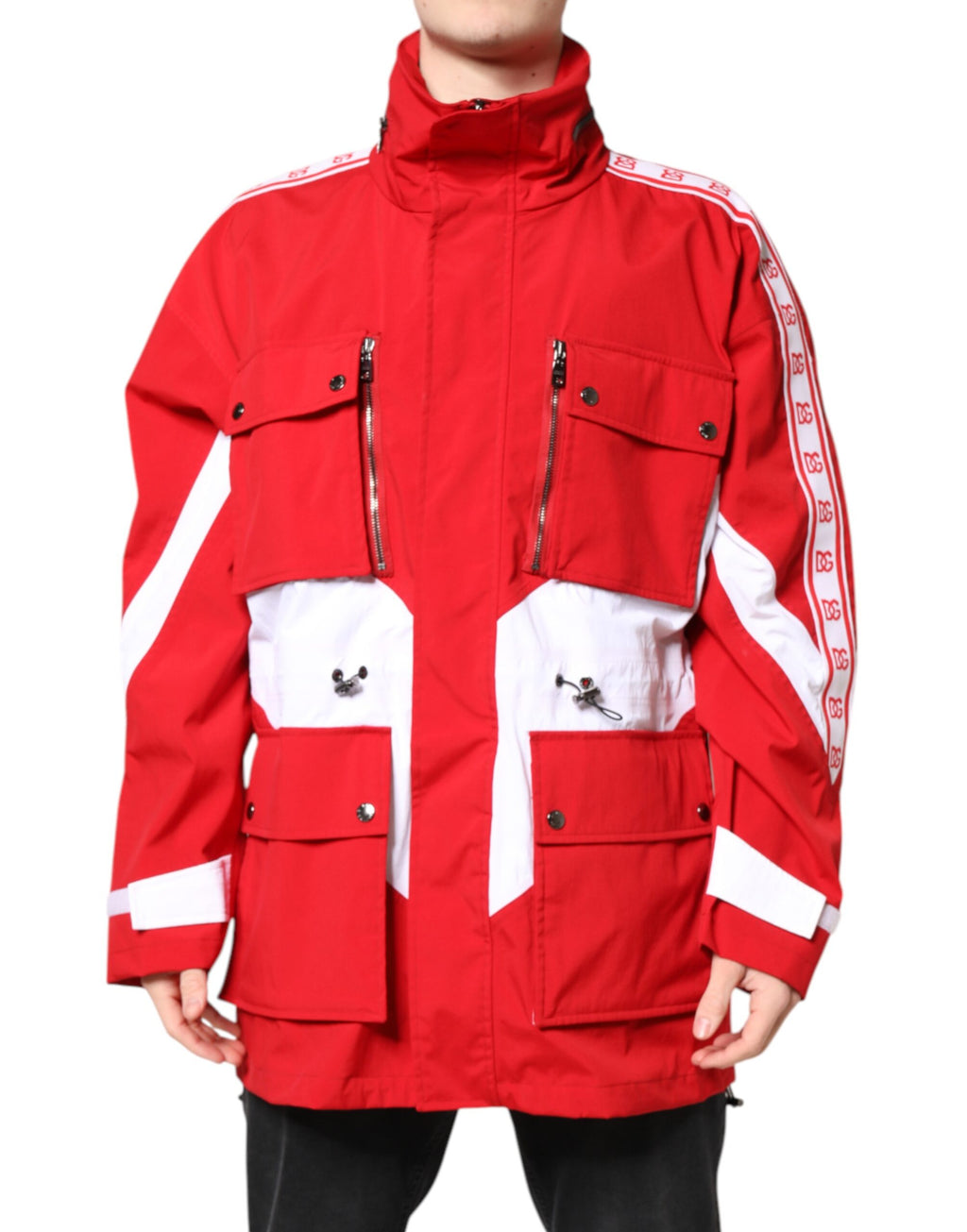 Dolce & Gabbana Red Shell Jacket for Men