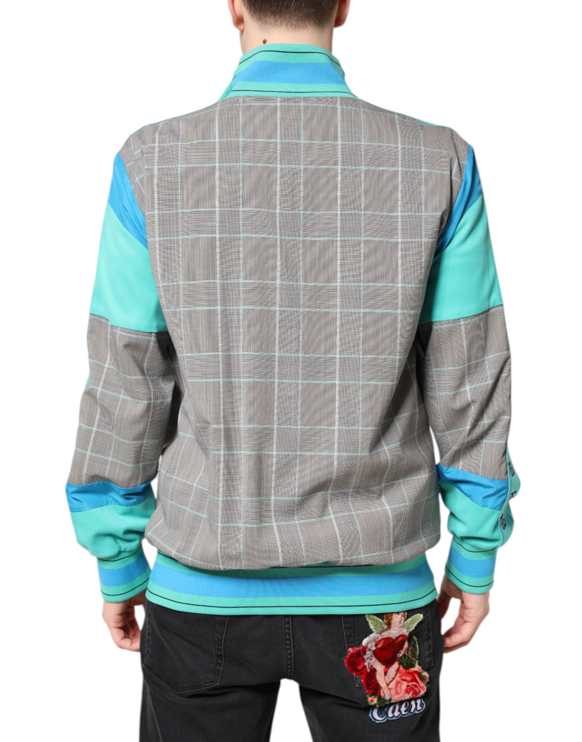 Dolce & Gabbana Multicolor Shell Jacket for Men side view