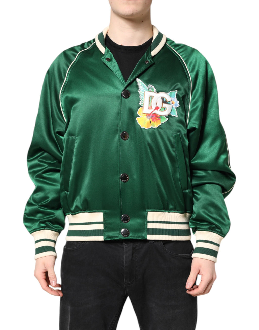 Dolce & Gabbana Green Bomber for Men alternate view