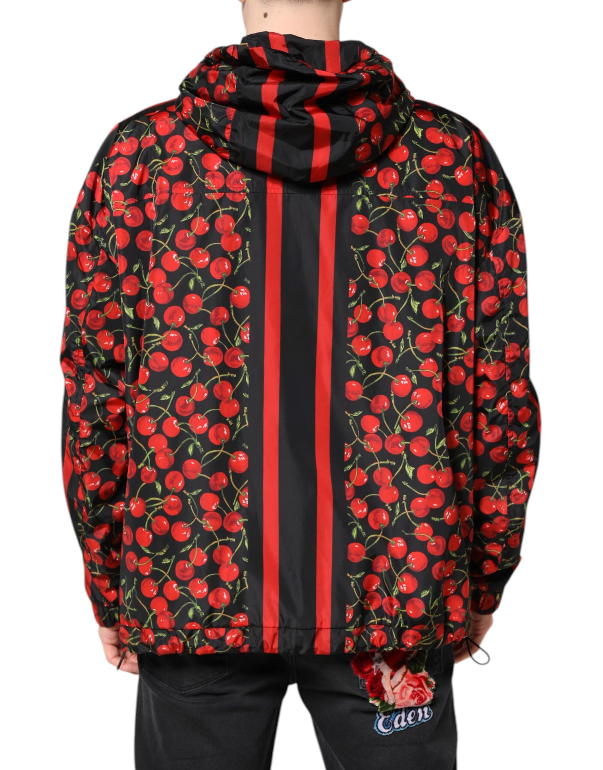 Dolce & Gabbana Black Shell Jacket for Men side view