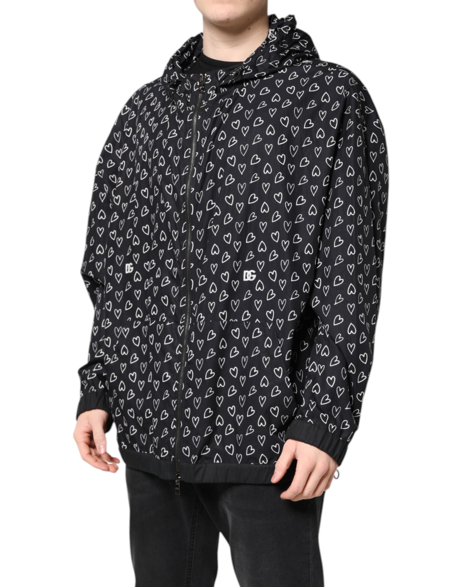 Dolce & Gabbana Black Shell Jacket for Men detail view