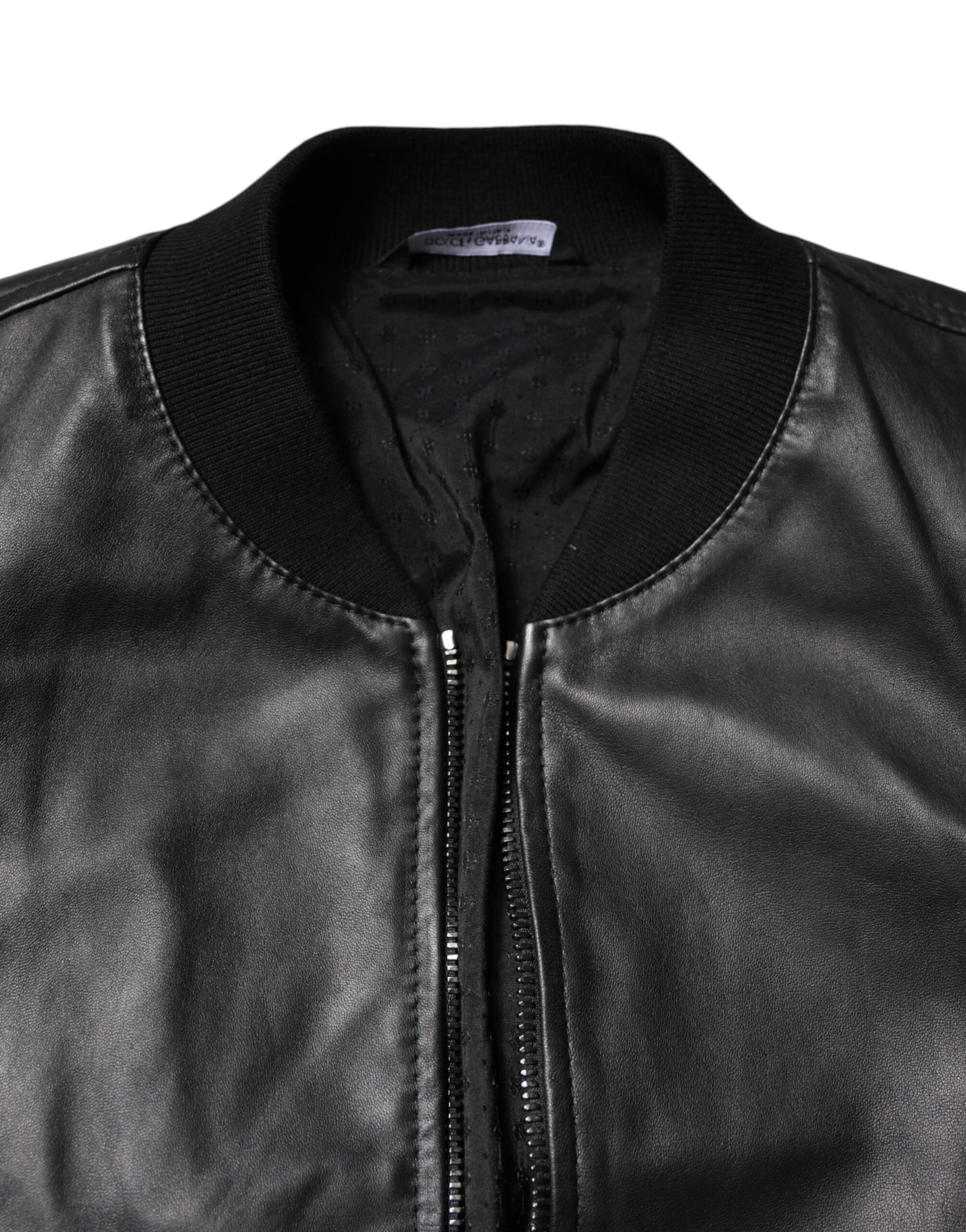 Dolce & Gabbana Black Biker Jackets for Men additional view