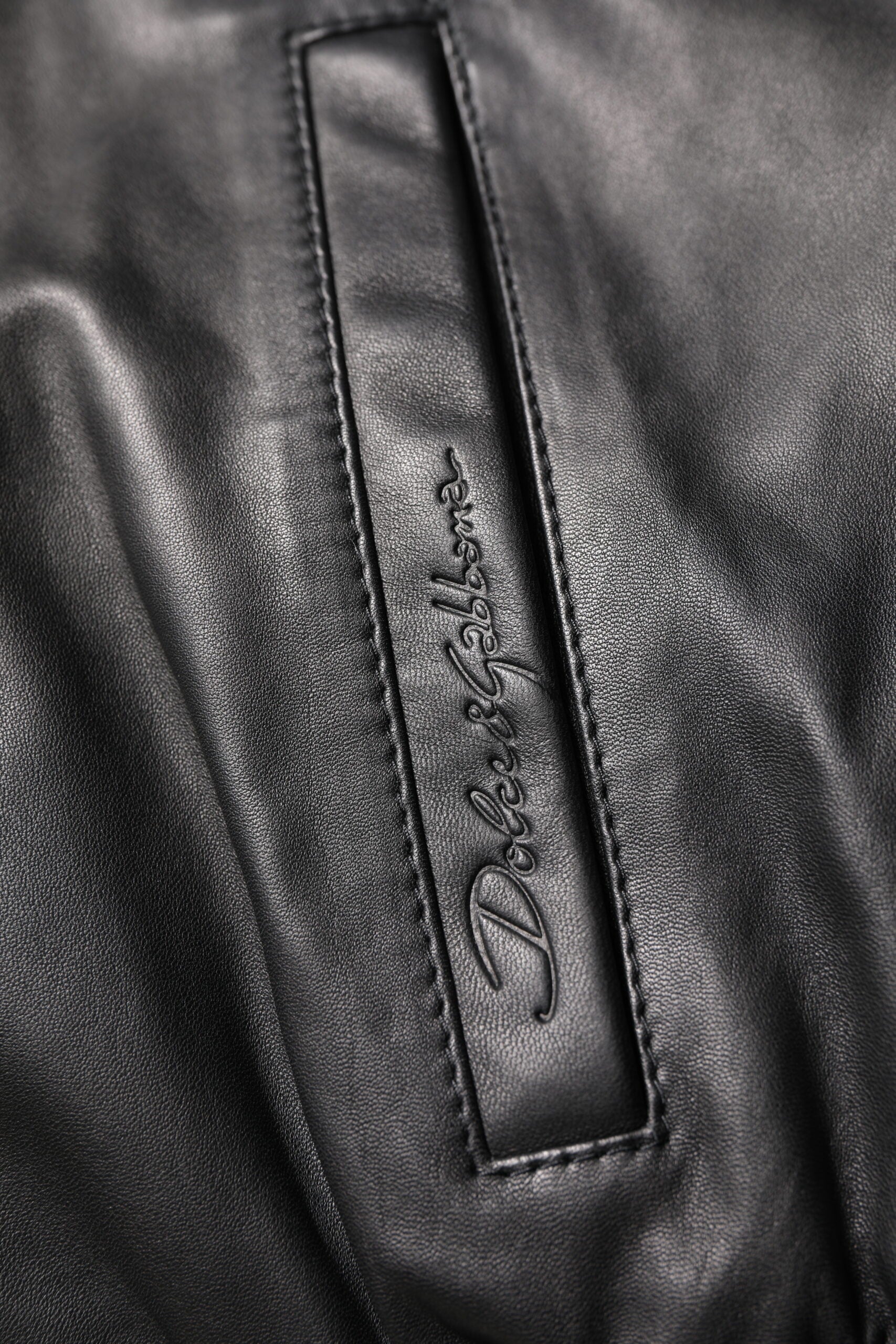Dolce & Gabbana Black Biker Jackets for Men additional view