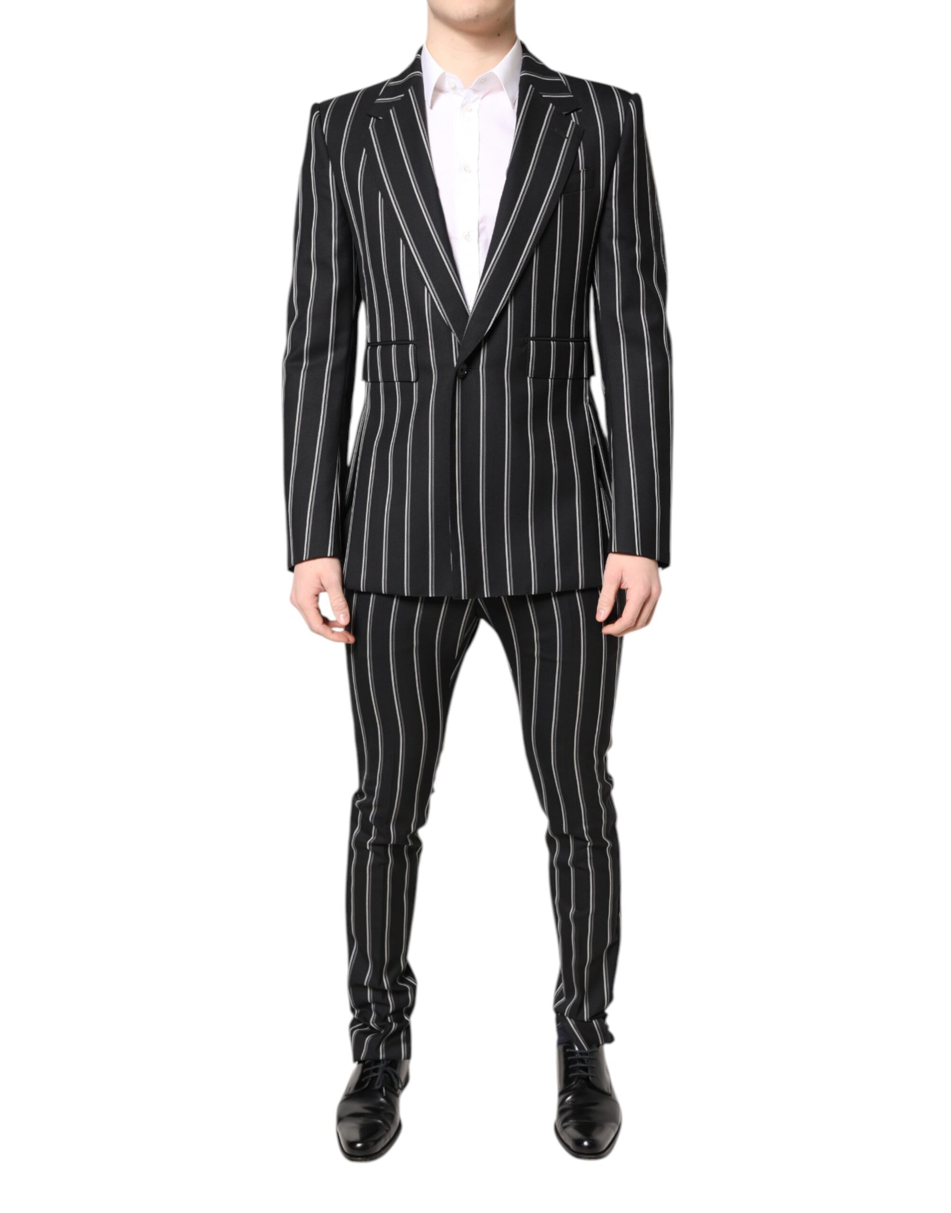 Dolce & Gabbana Black Two Piece Suits for Men