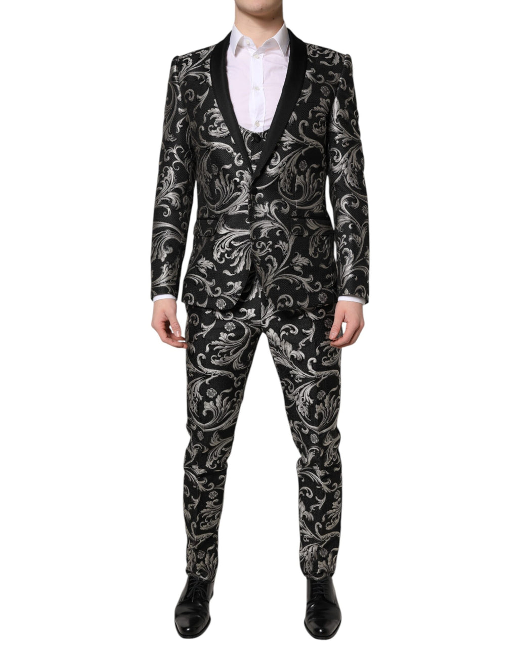 Dolce & Gabbana Grey Three Piece Suits for Men alternate view