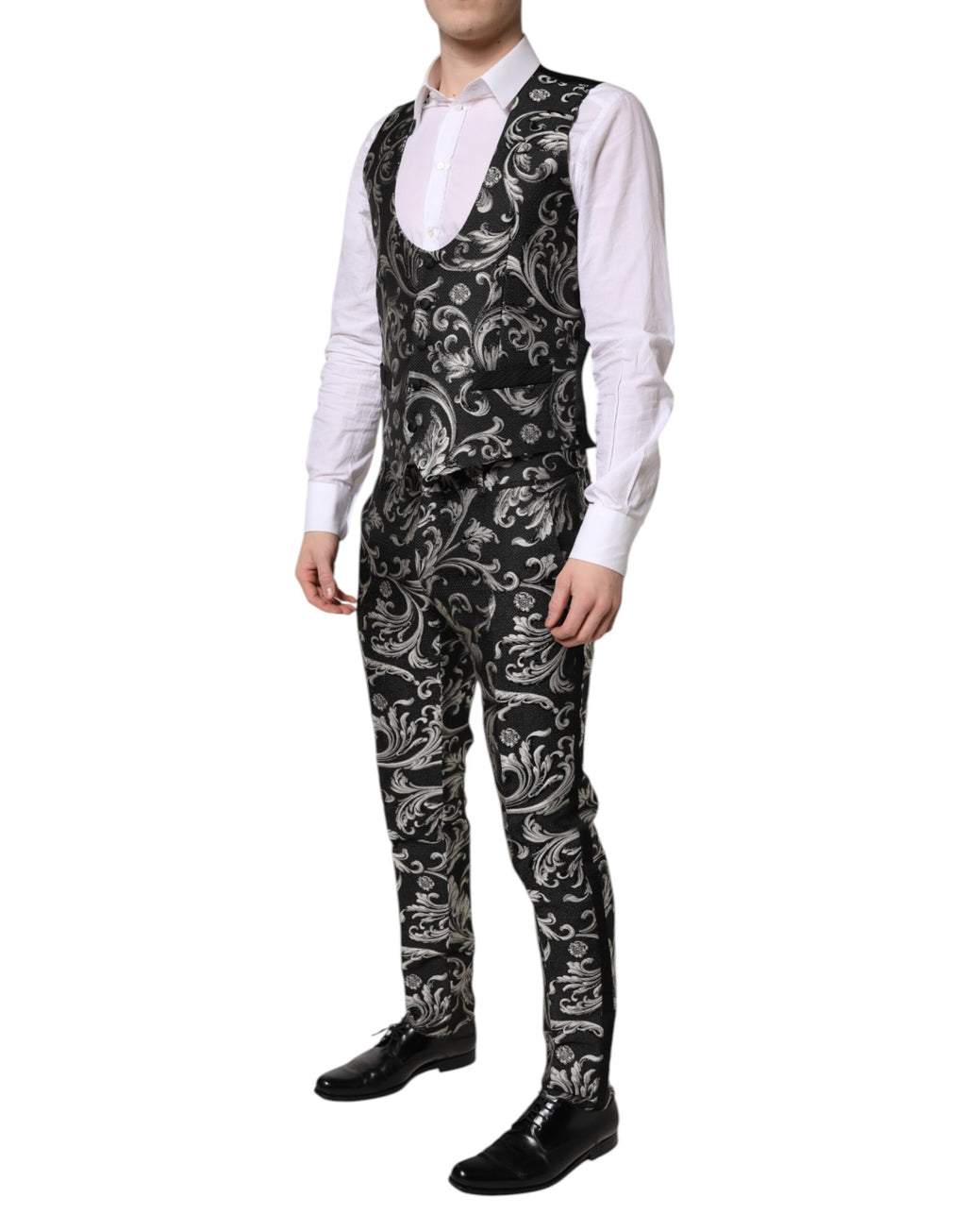 Dolce & Gabbana Grey Three Piece Suits for Men additional view