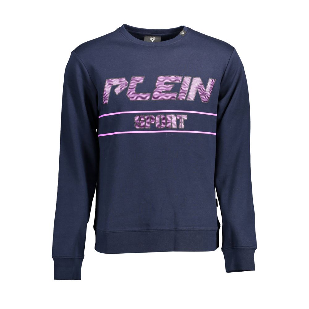 Plein Sport Herrenpullover aus blauer Baumwolle