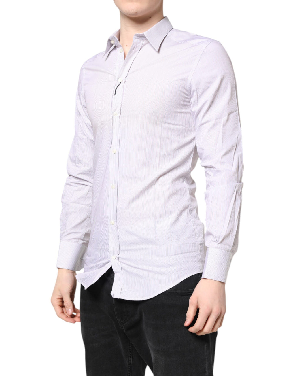 Dolce & Gabbana White Dress Shirt for Men detail view