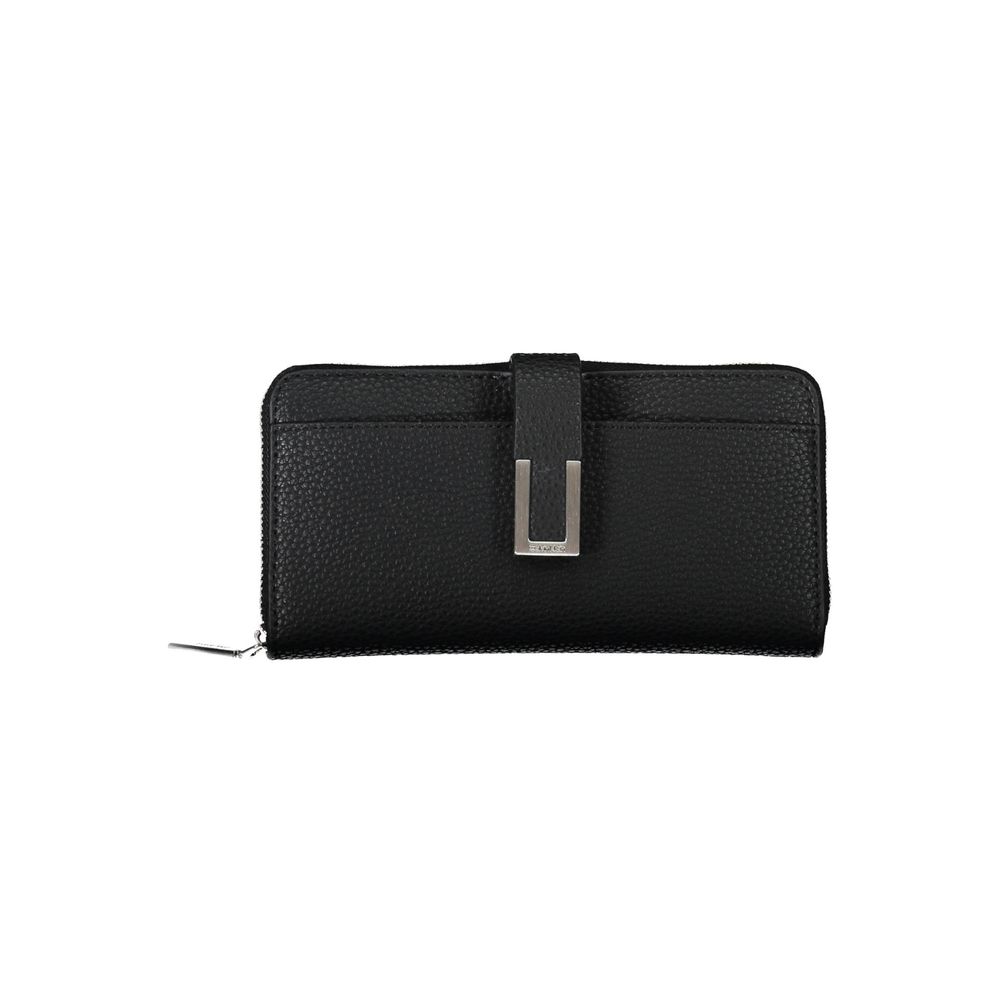 Portefeuille Femme Calvin Klein en Polyuréthane Noir