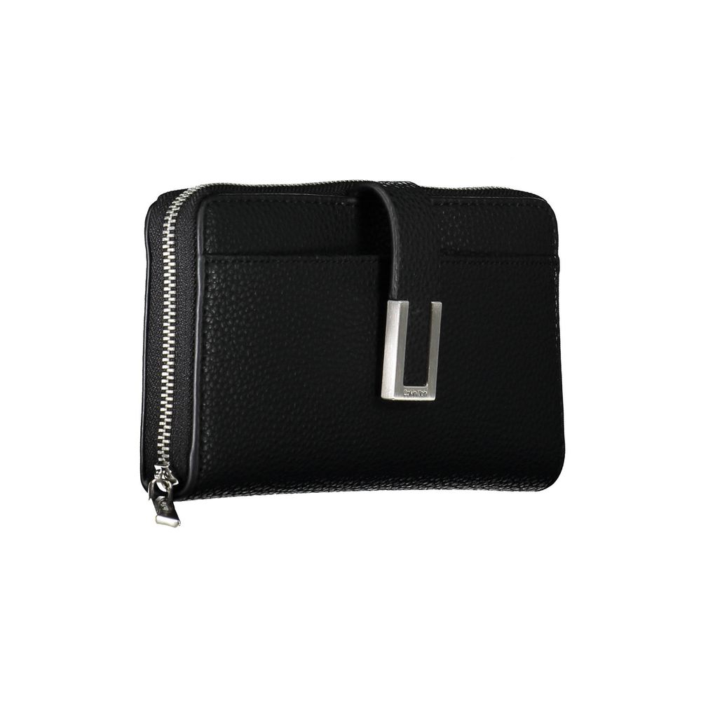 Portefeuille Femme Calvin Klein en Polyuréthane Noir