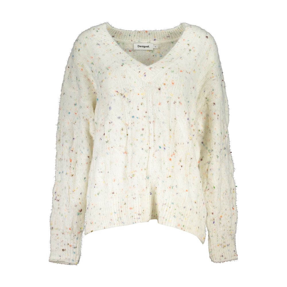 Desigual White Sweatshirt for Women