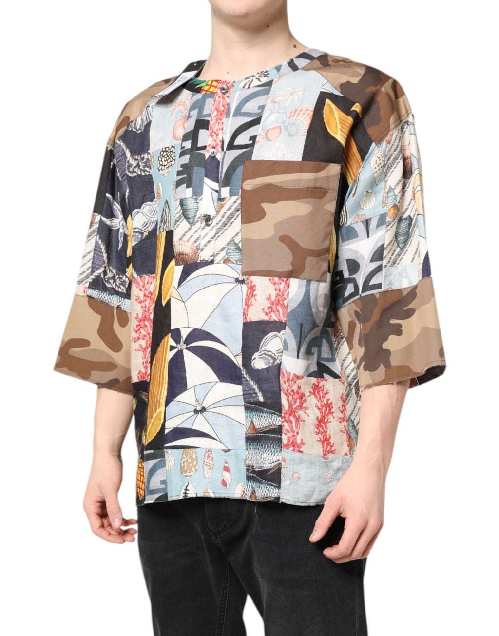 Dolce & Gabbana Multicolor Shortsleeve for Men detail view