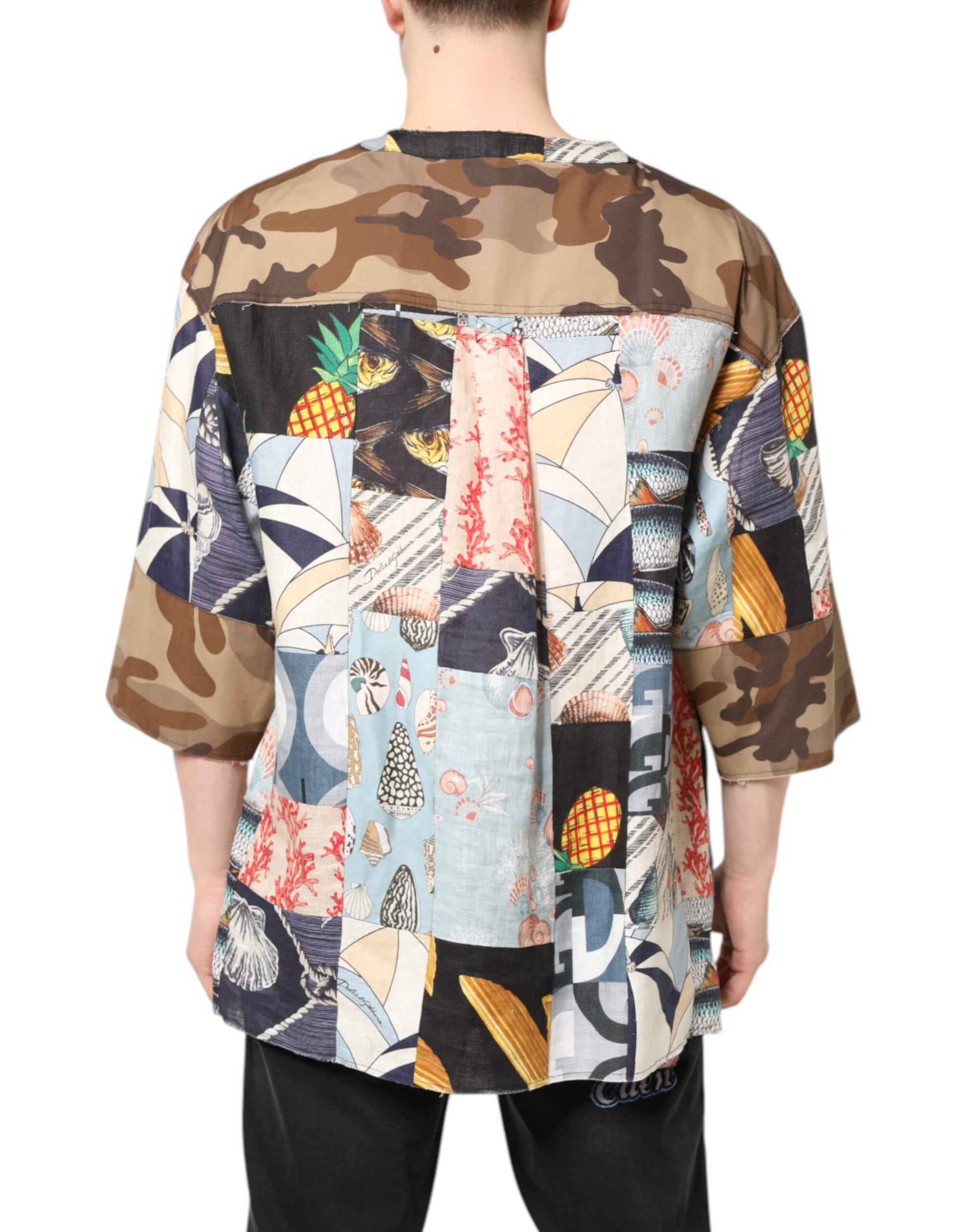 Dolce & Gabbana Multicolor Shortsleeve for Men side view