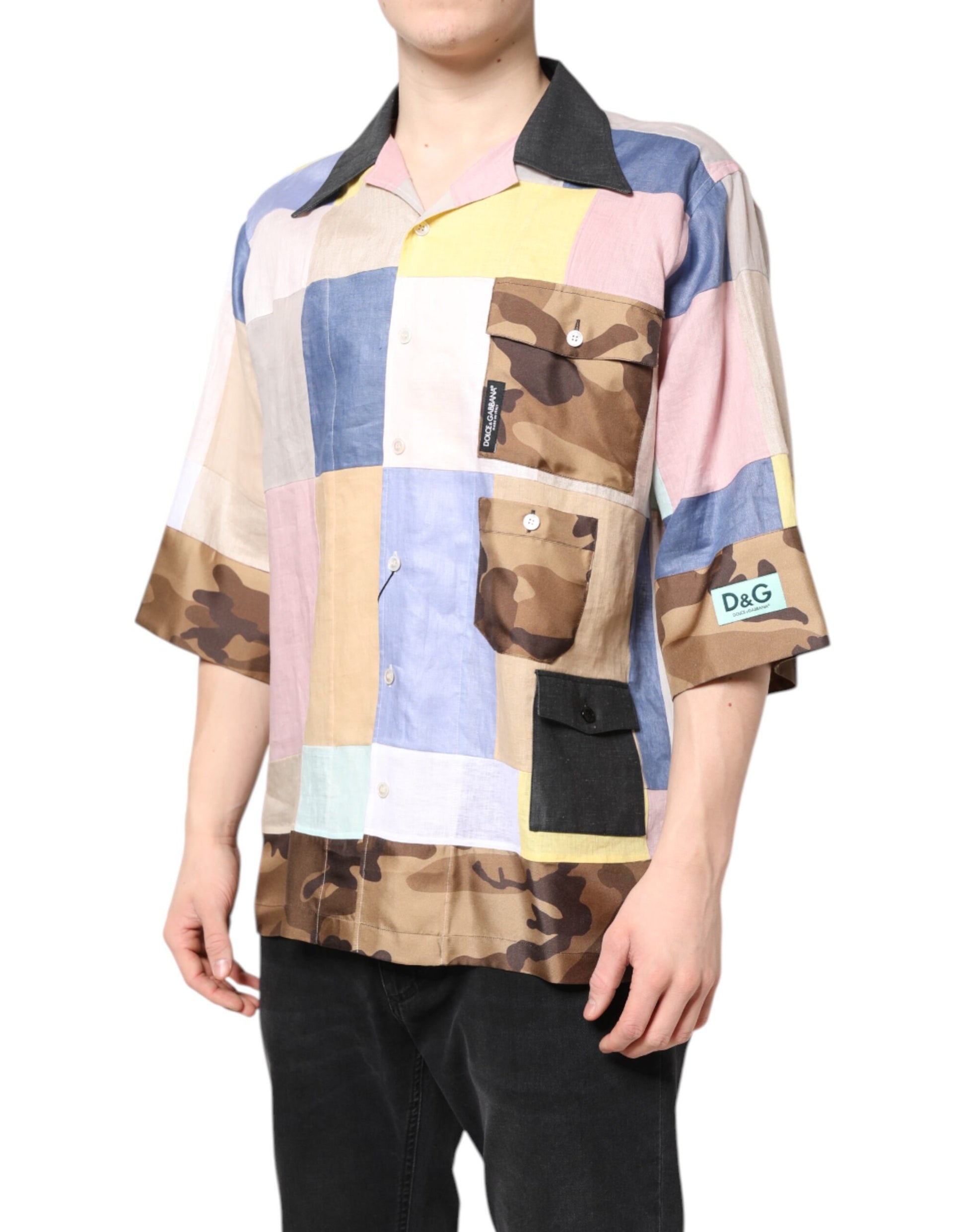 Dolce & Gabbana Multicolor Shortsleeve for Men detail view