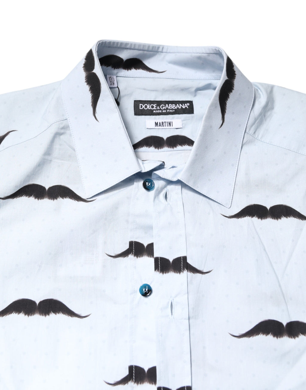 Dolce & Gabbana Blue Dress Shirt for Men additional view