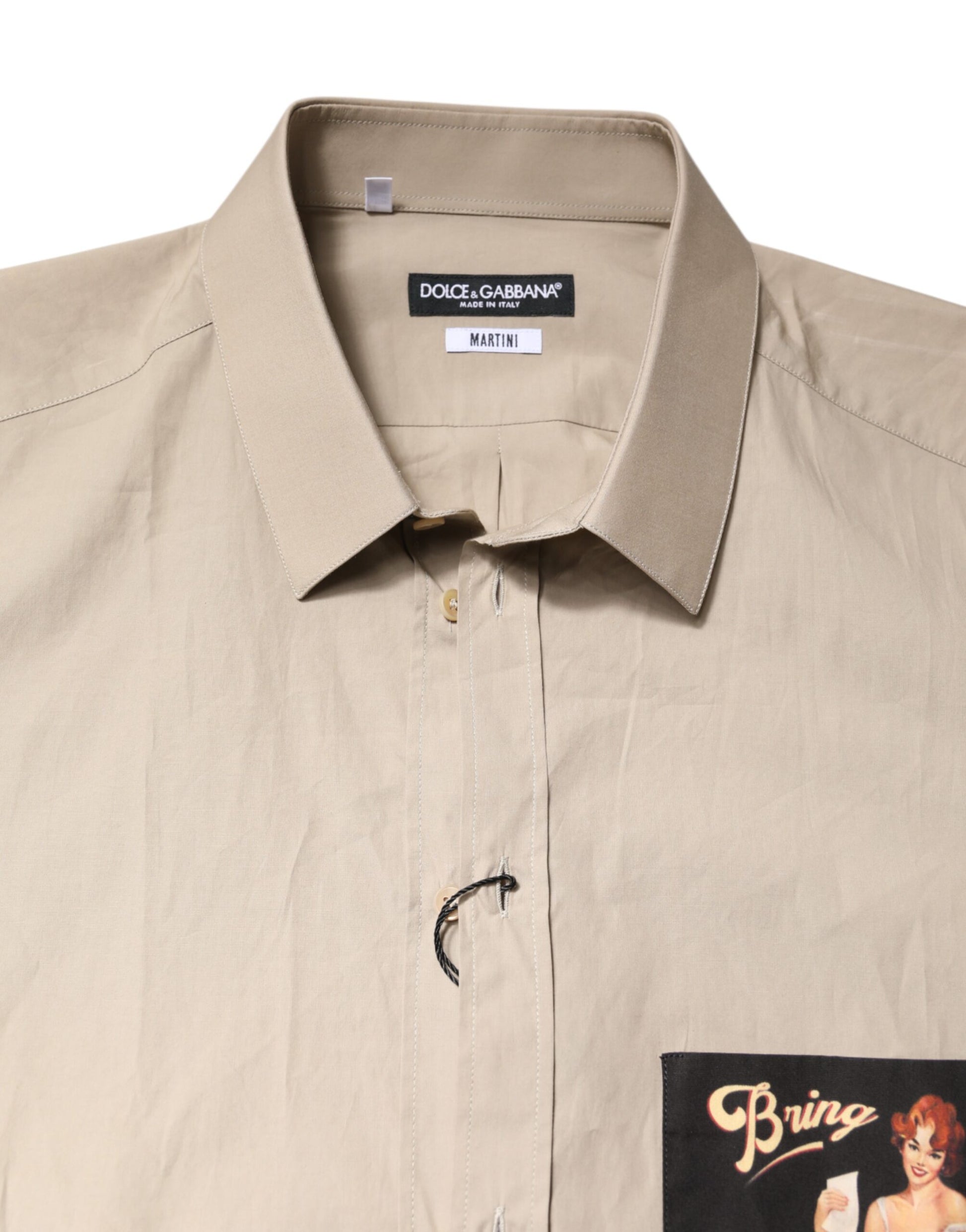 Dolce & Gabbana Beige Shirt for Men additional view