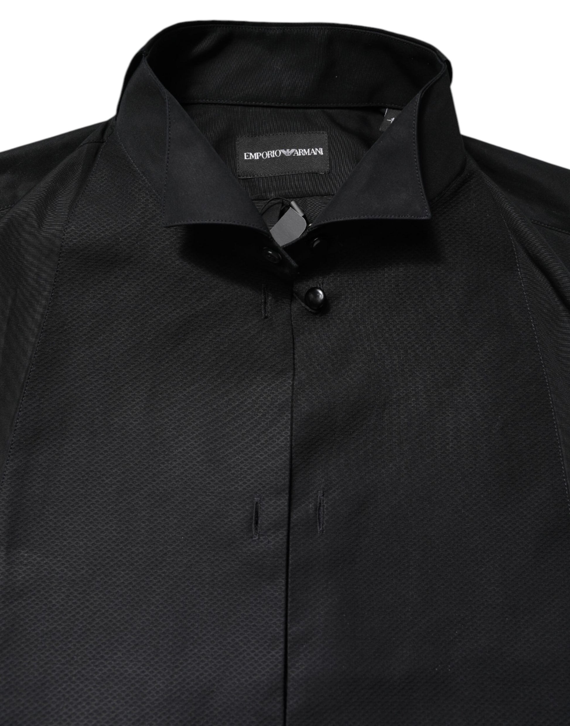Emporio Armani Black Dress Shirt for Men additional view