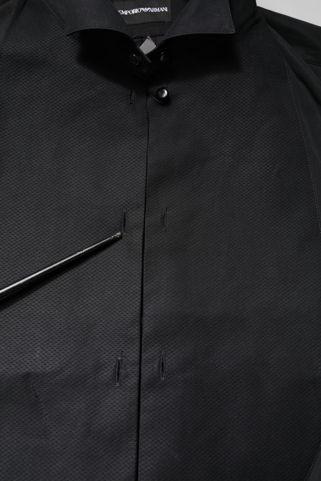 Emporio Armani Black Dress Shirt for Men additional view