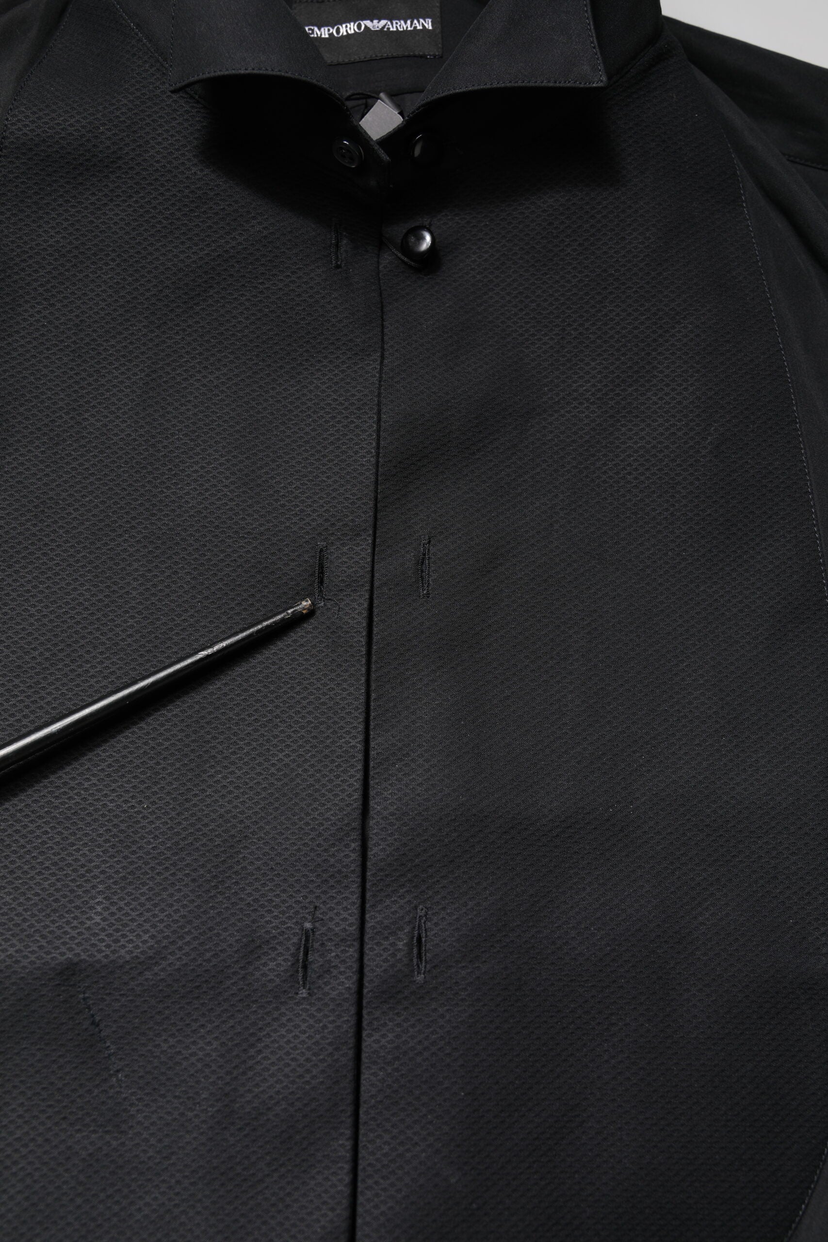 Emporio Armani Black Dress Shirt for Men additional view