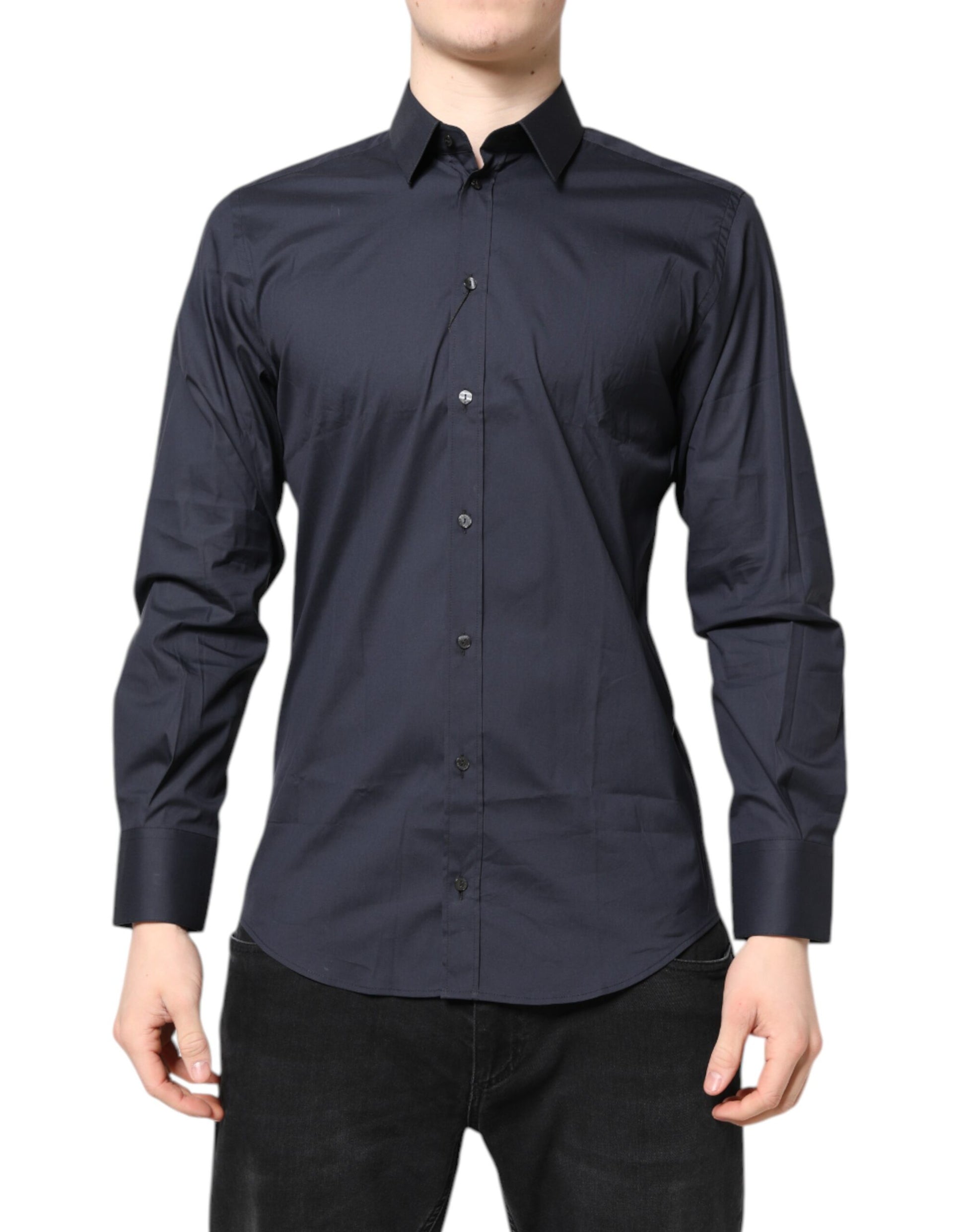 Dolce & Gabbana Blue Dress Shirt for Men