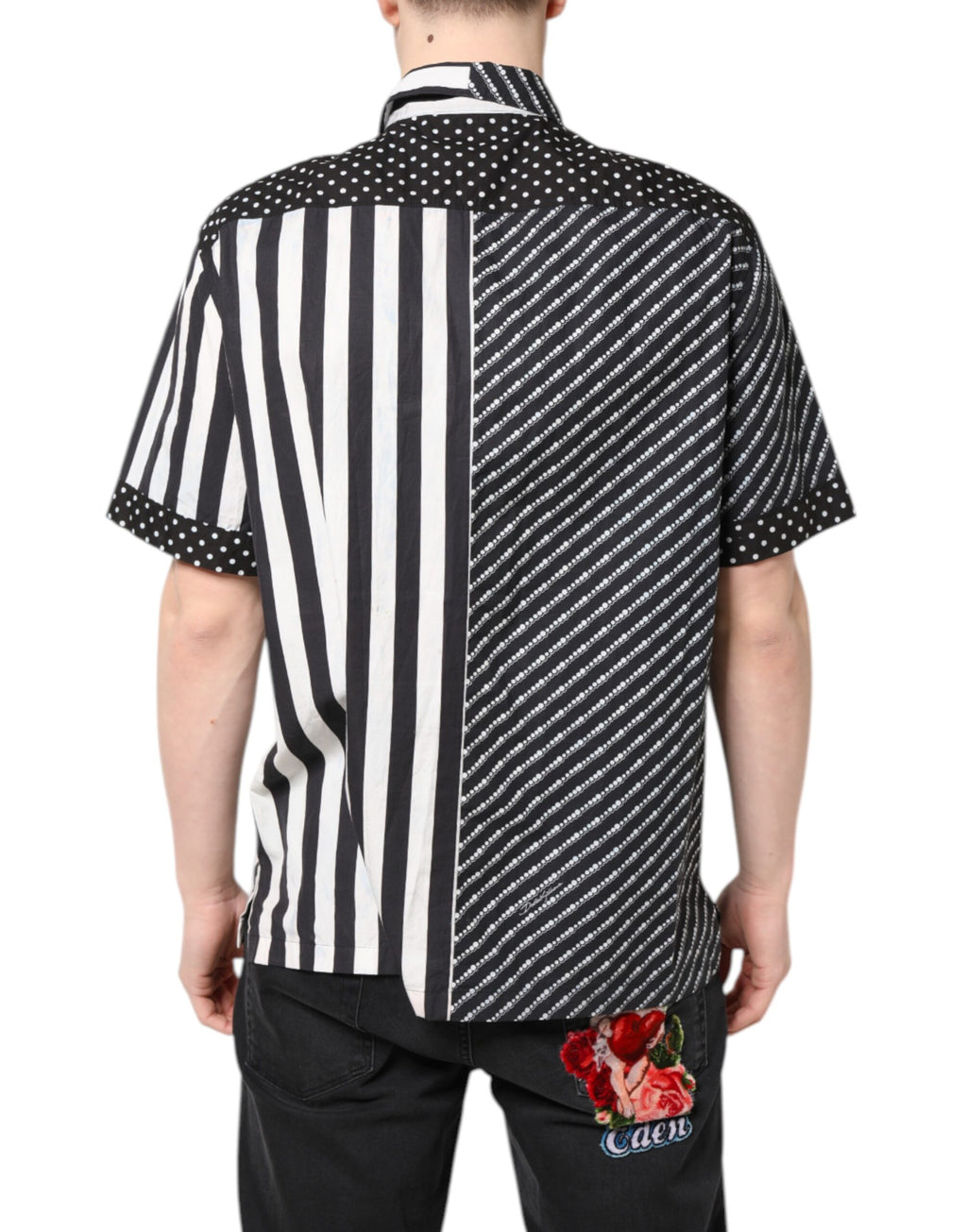 Dolce & Gabbana Black Shortsleeve for Men side view