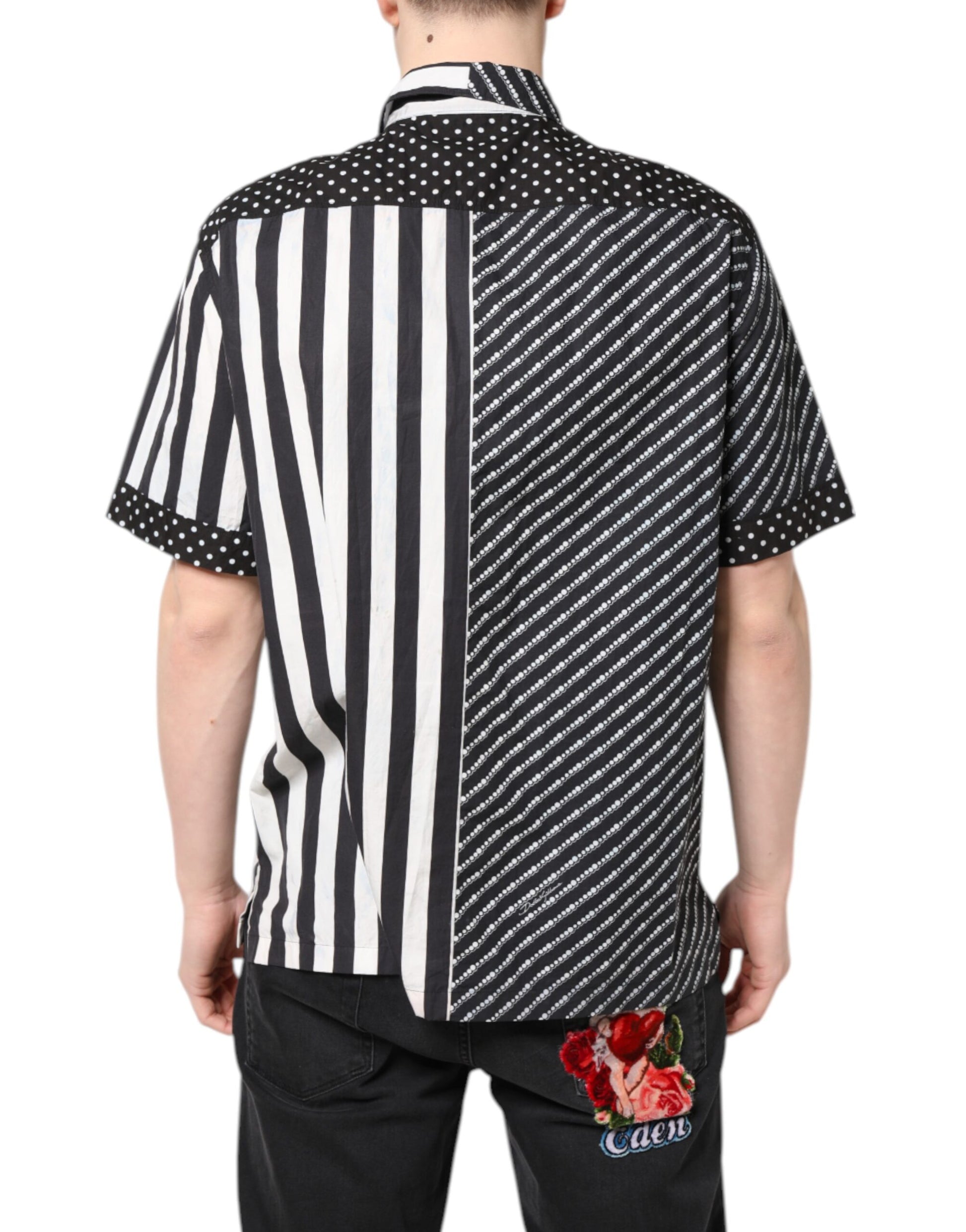 Dolce & Gabbana Black Shortsleeve for Men side view