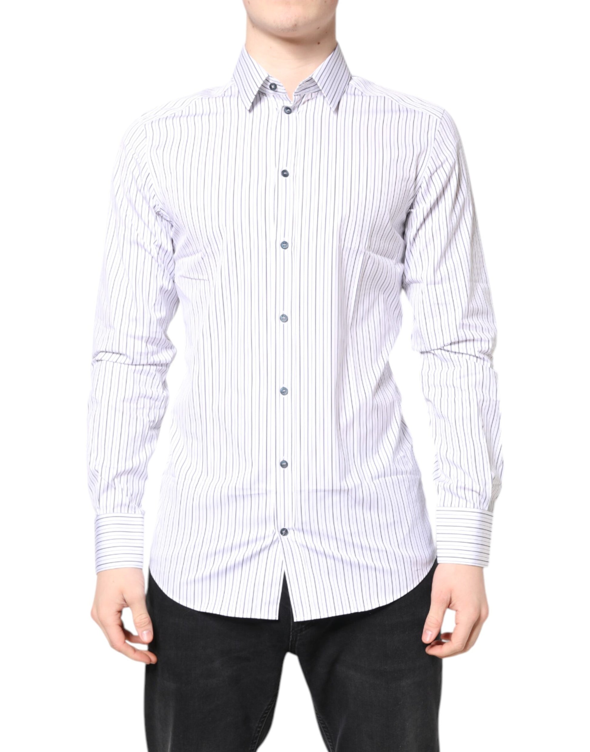 Dolce & Gabbana White Dress Shirt for Men