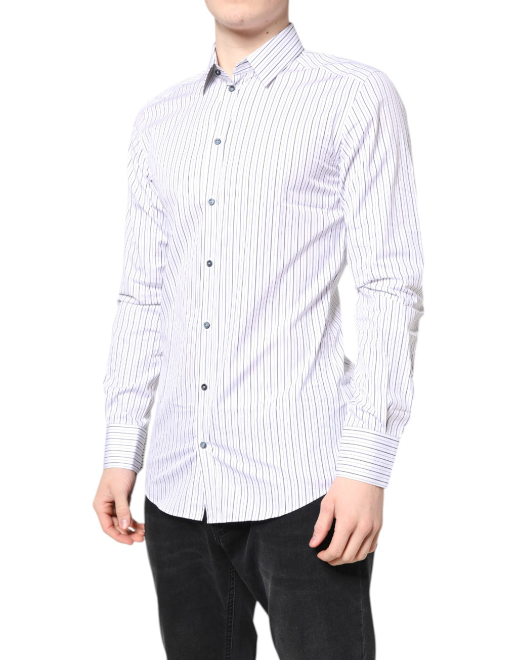Dolce & Gabbana White Dress Shirt for Men detail view