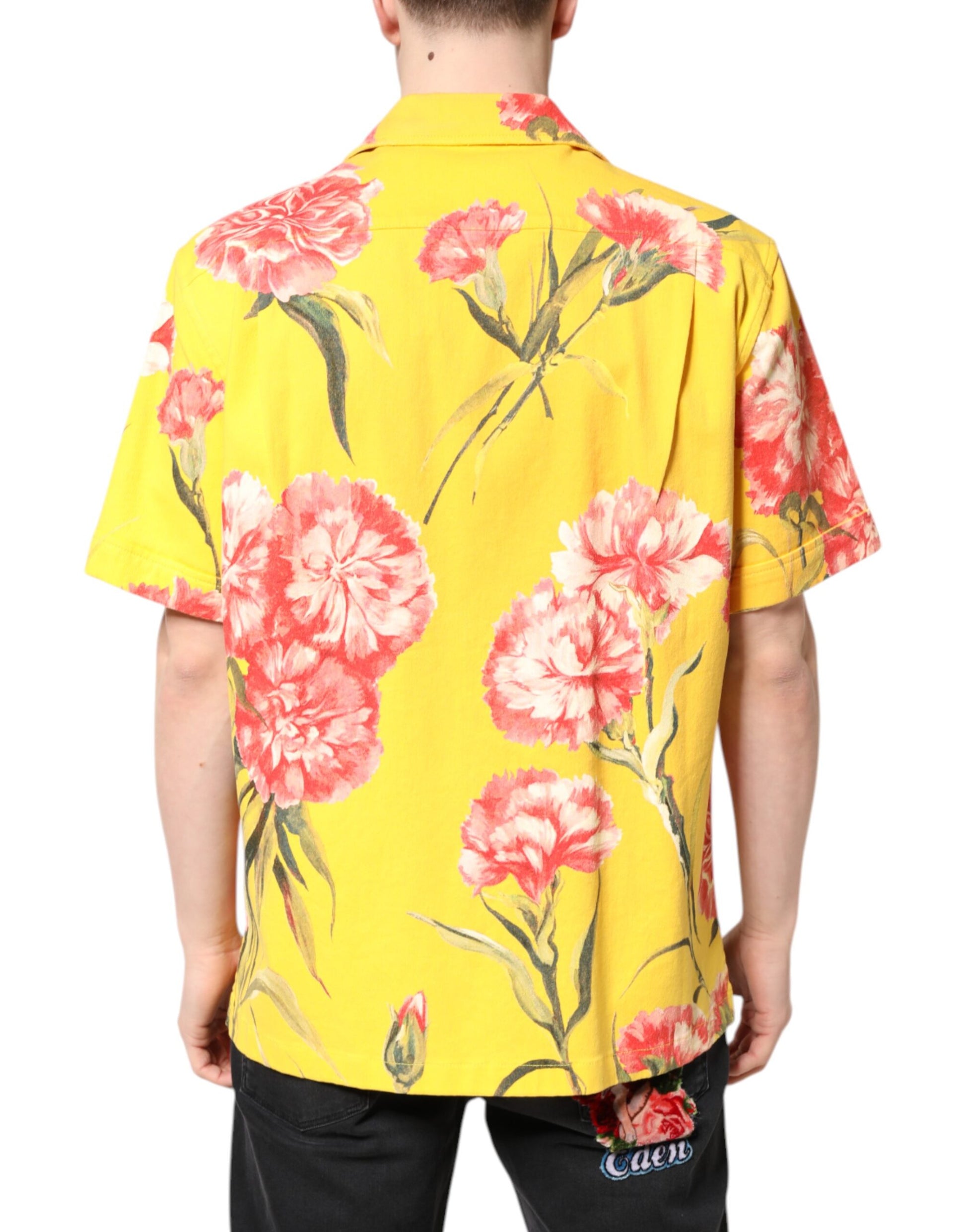 Dolce & Gabbana Yellow Shortsleeve for Men side view