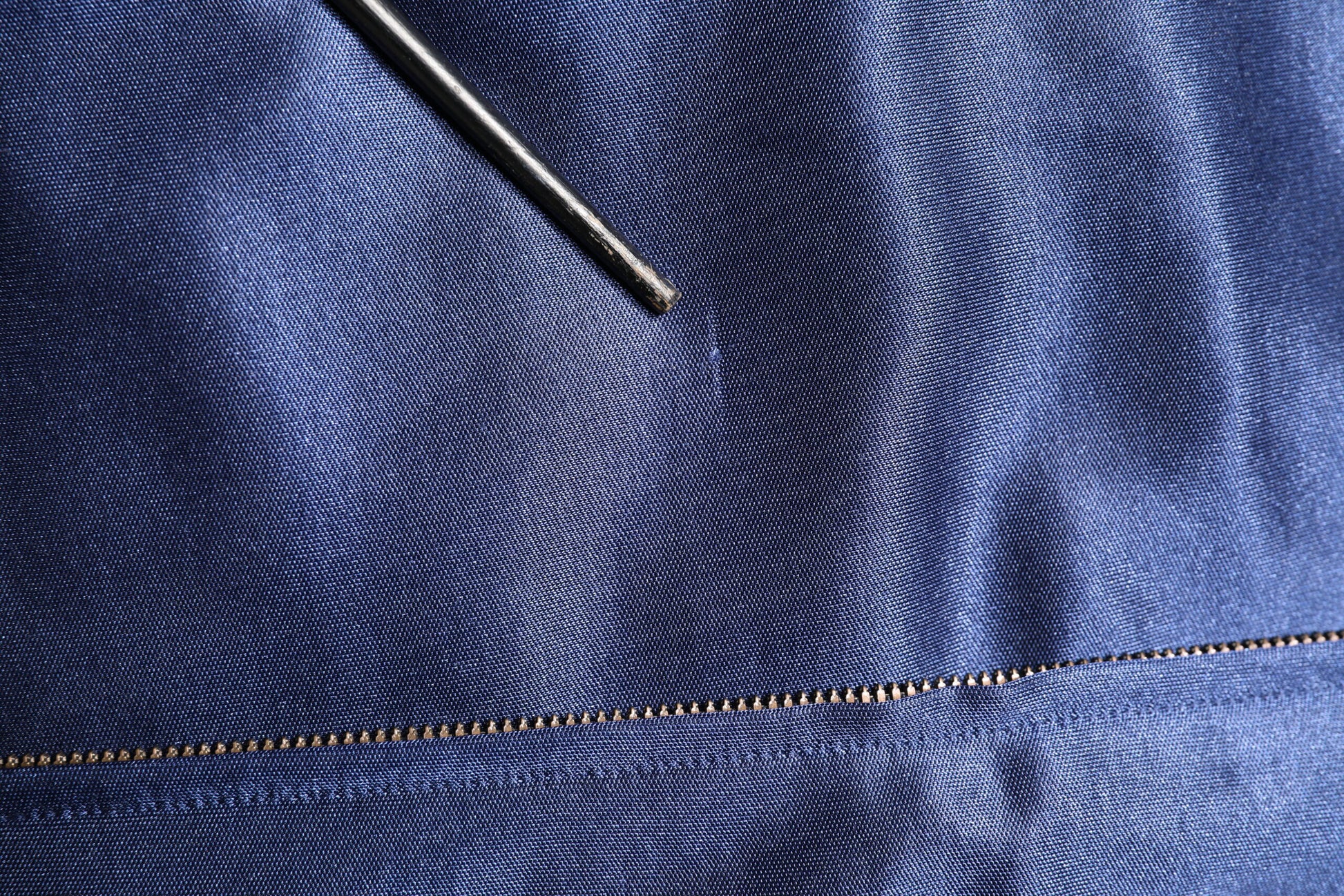 Blouson bombardier Dolce & Gabbana en nylon bleu avec logo pour homme