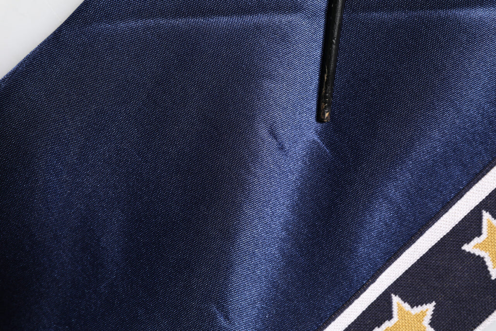Blouson bombardier Dolce & Gabbana en nylon bleu avec logo pour homme