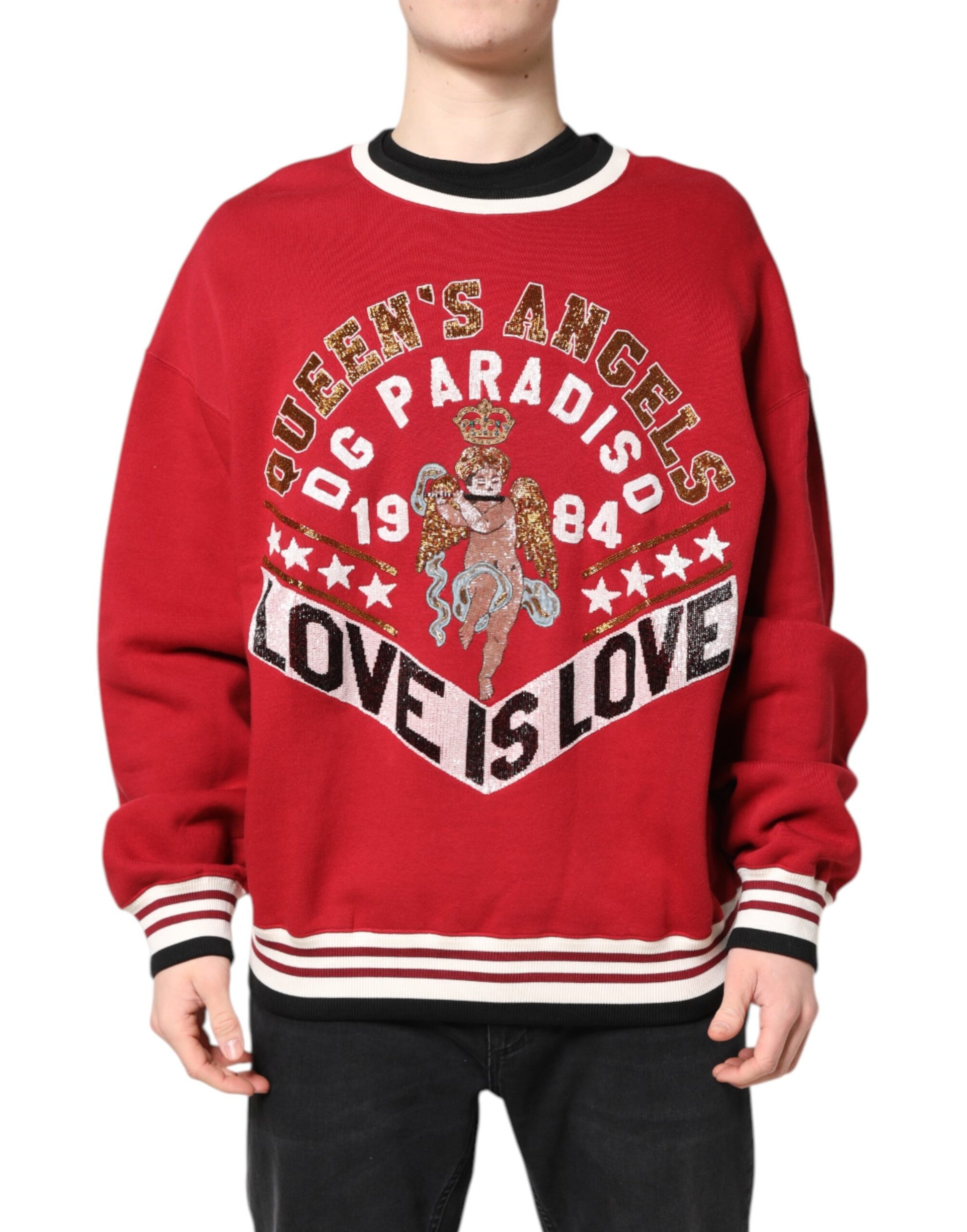 Dolce & Gabbana Red Sweatshirt for Men