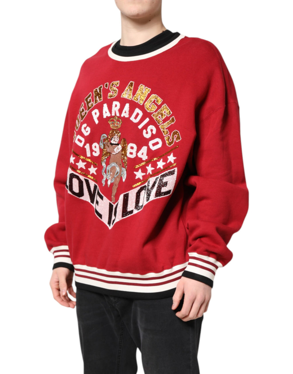 Dolce & Gabbana Red Sweatshirt for Men detail view