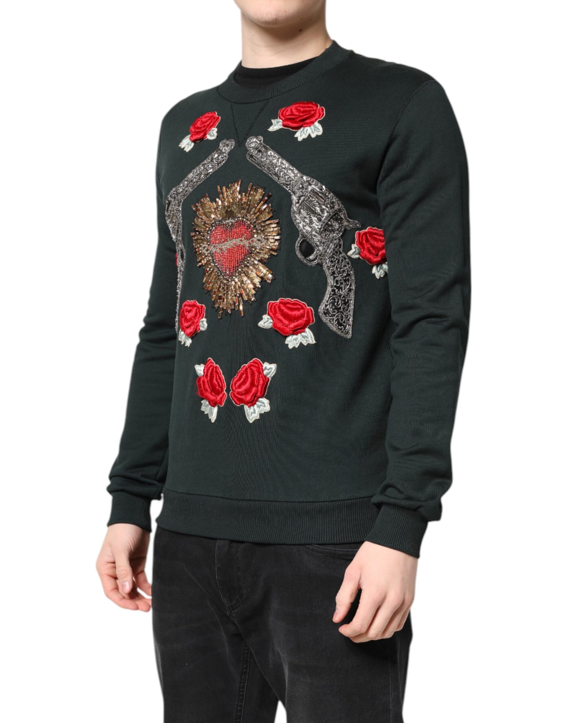 Dolce & Gabbana Black Sweatshirt for Men detail view