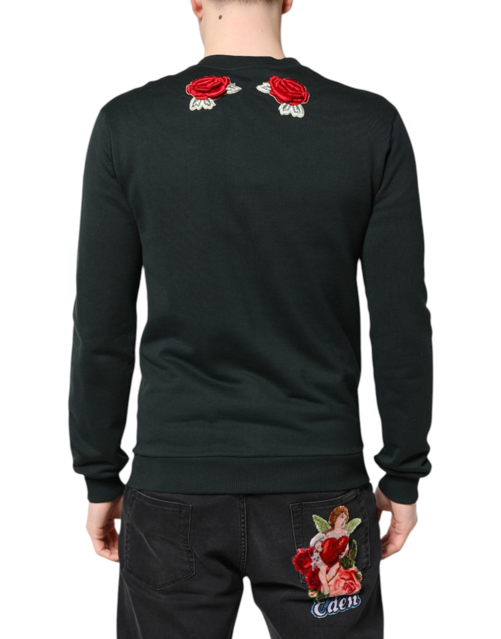 Dolce & Gabbana Black Sweatshirt for Men side view