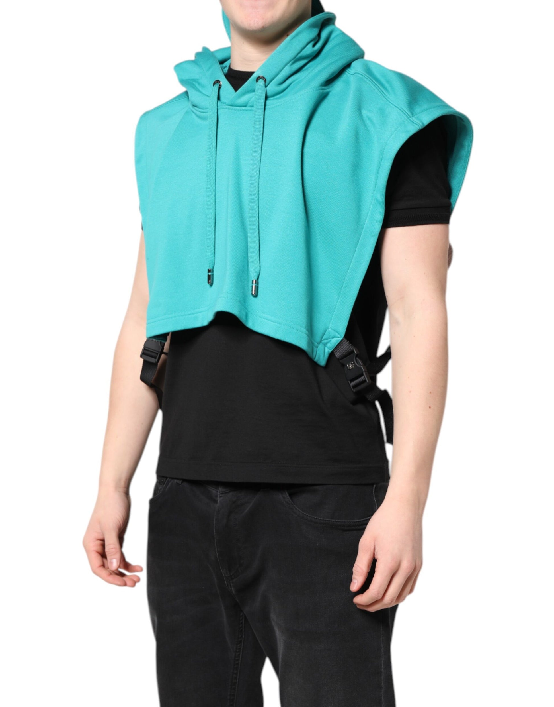 Dolce & Gabbana Green Hoodie for Men detail view