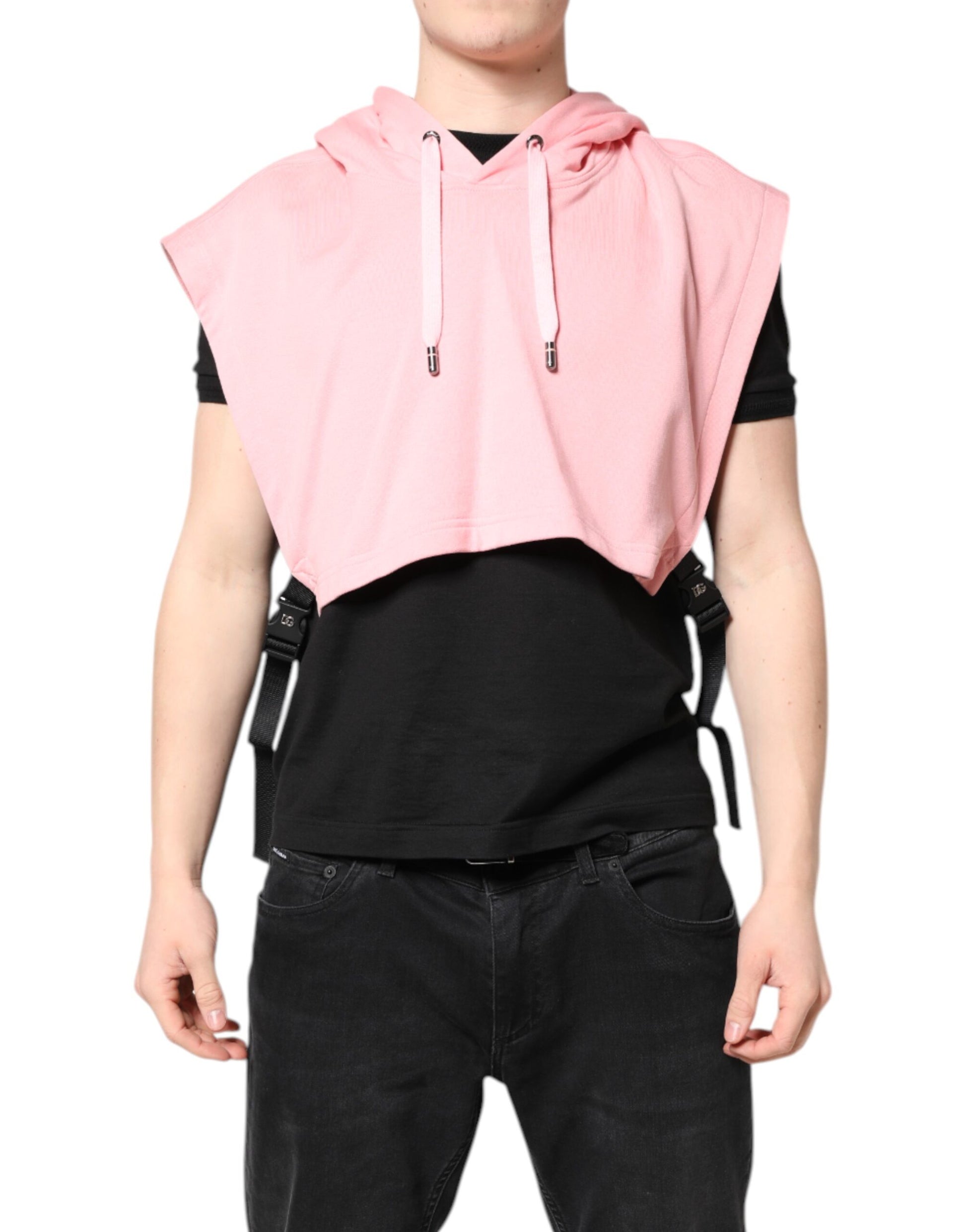 Dolce & Gabbana Pink Hoodie for Men