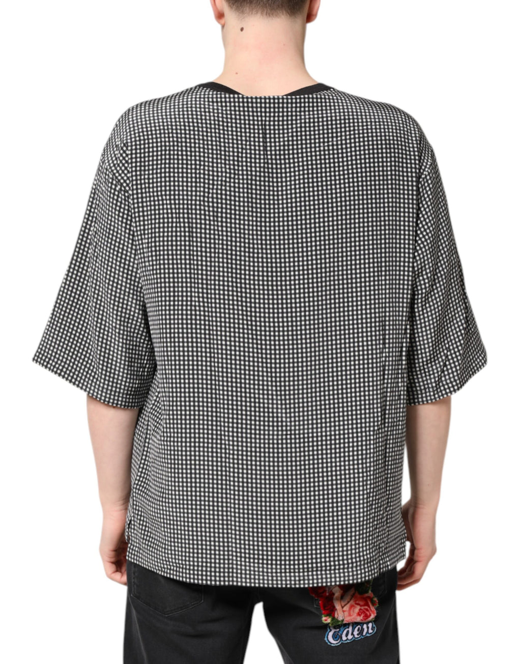 Dolce & Gabbana Black T-Shirt for Men side view