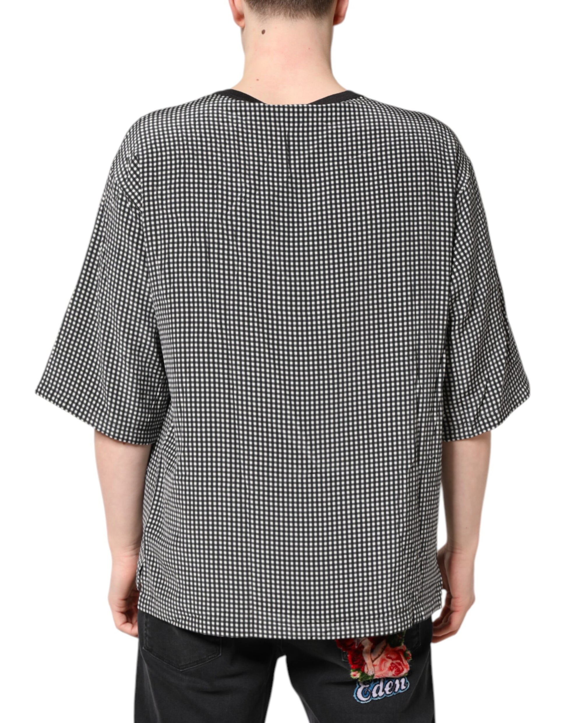 Dolce & Gabbana Black T-Shirt for Men side view