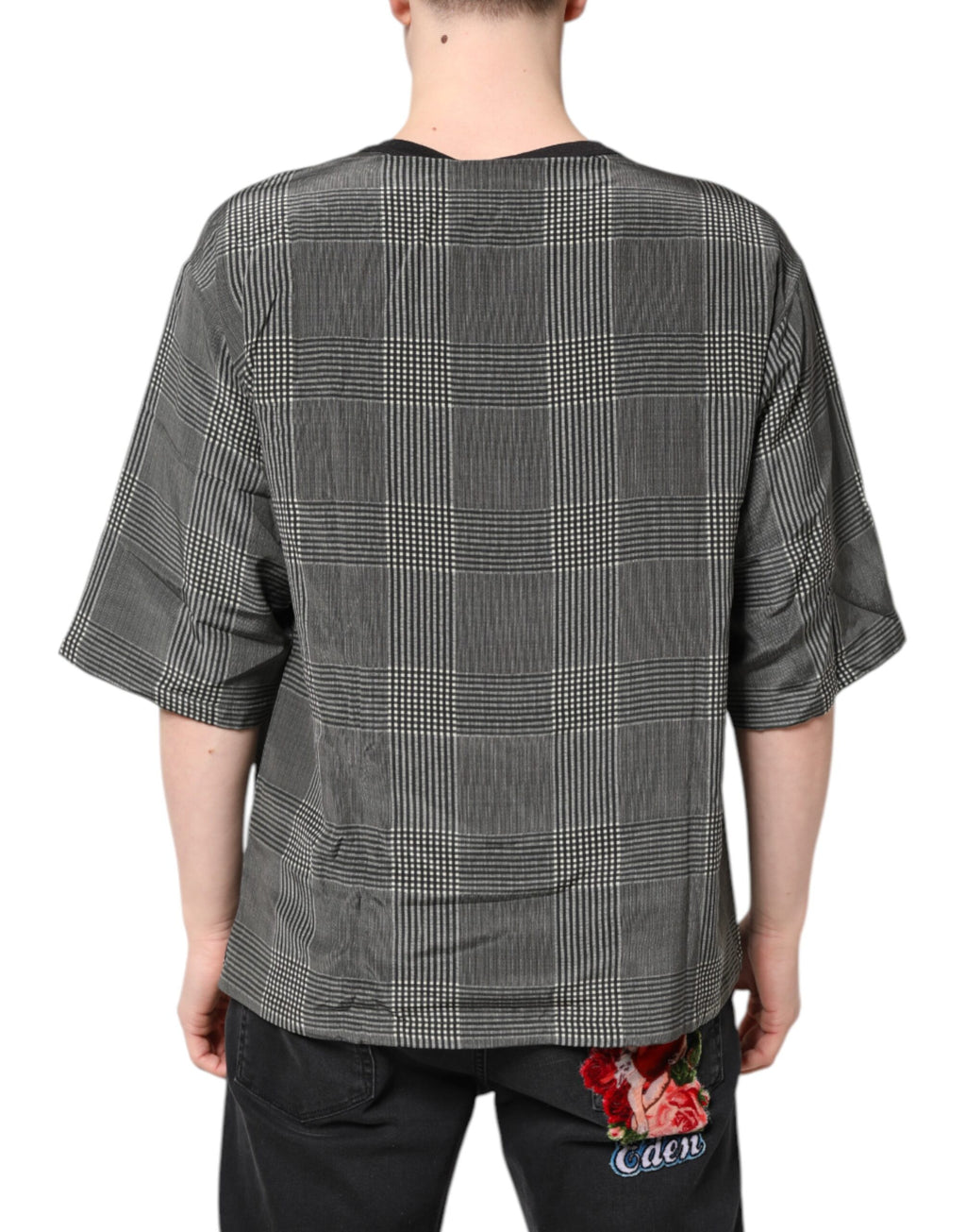Dolce & Gabbana Black T-Shirt for Men side view