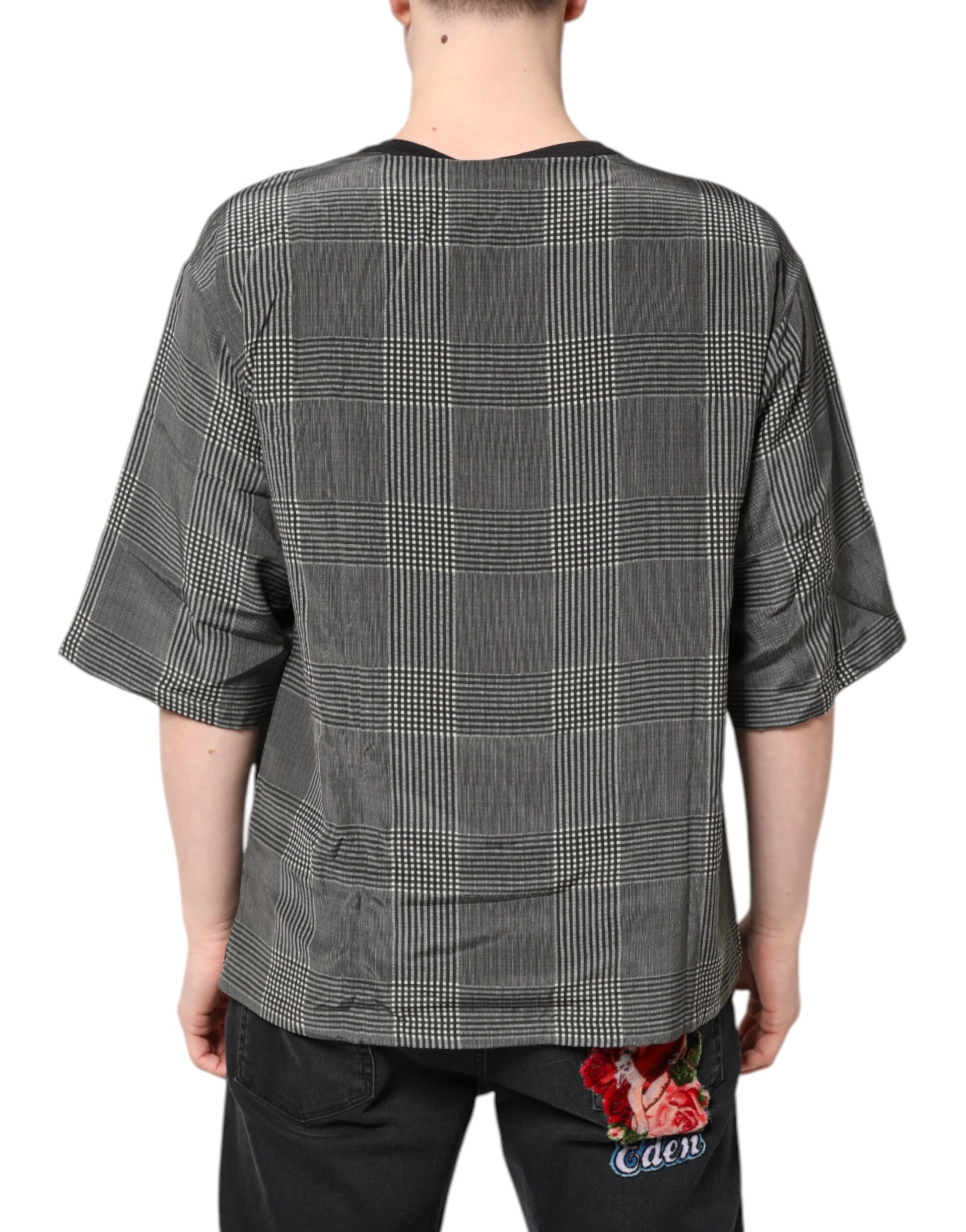 Dolce & Gabbana Black T-Shirt for Men side view