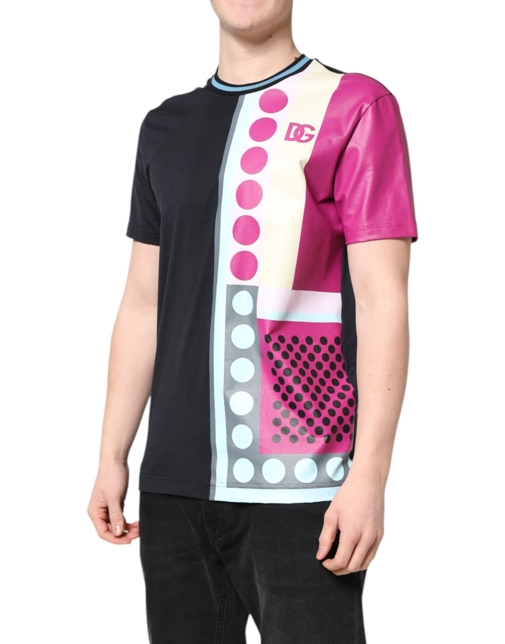 Dolce & Gabbana Multicolor T-Shirt for Men detail view