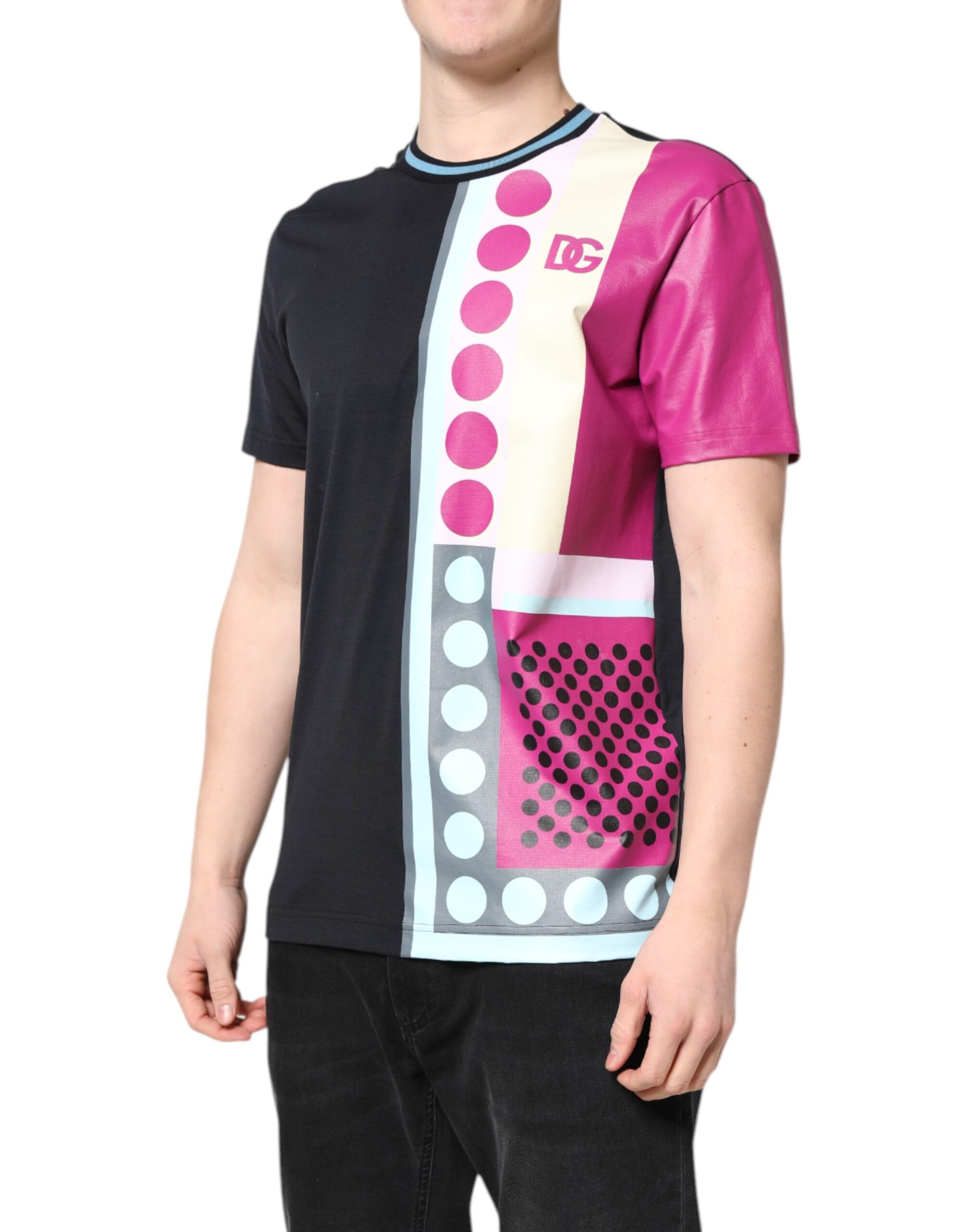Dolce & Gabbana Multicolor T-Shirt for Men detail view
