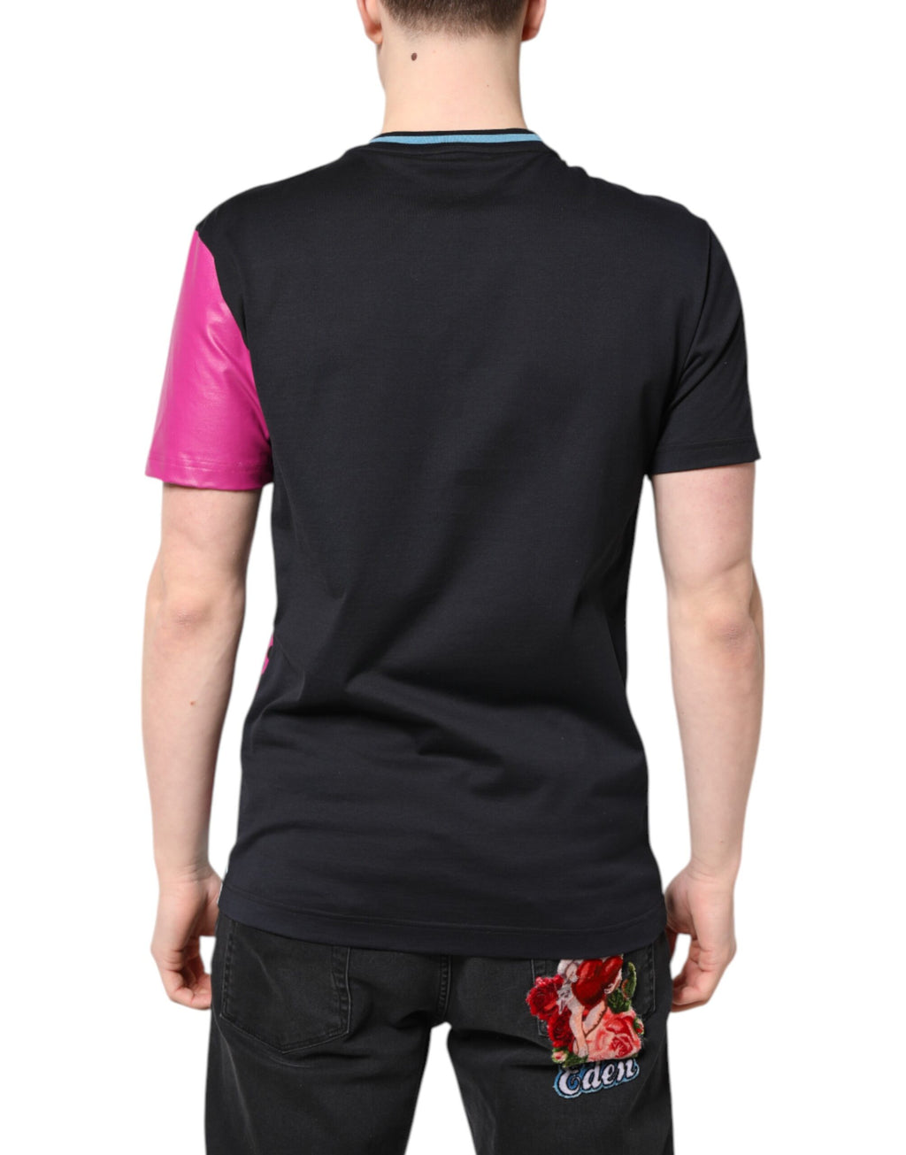 Dolce & Gabbana Multicolor T-Shirt for Men side view