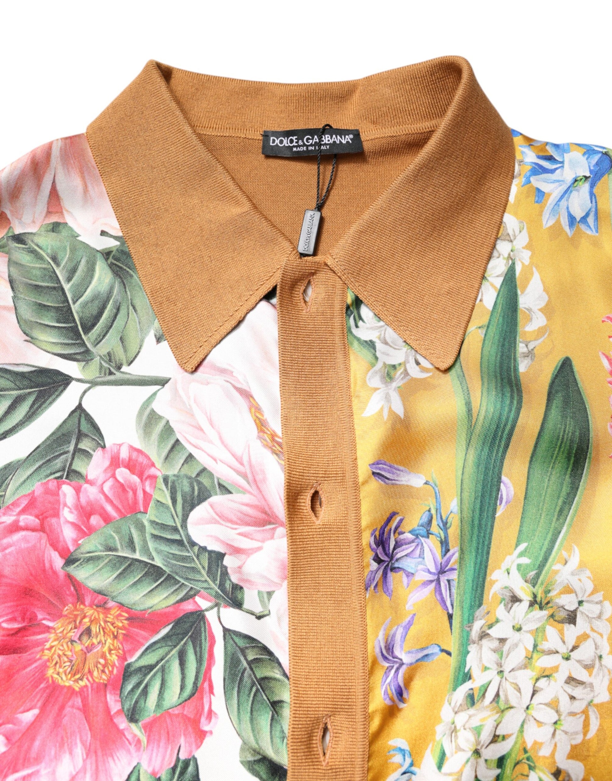 Dolce & Gabbana Brown Polo Shirt for Men additional view