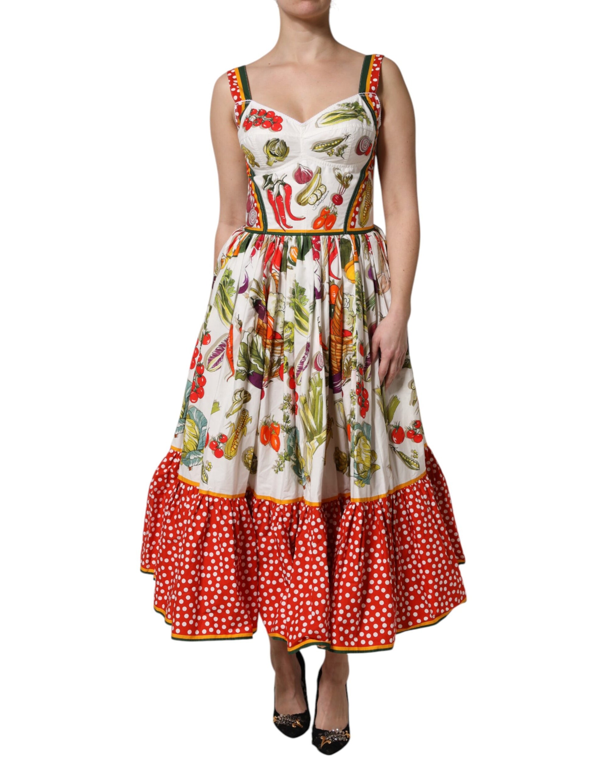 Dolce & Gabbana White Midi Dress for Women