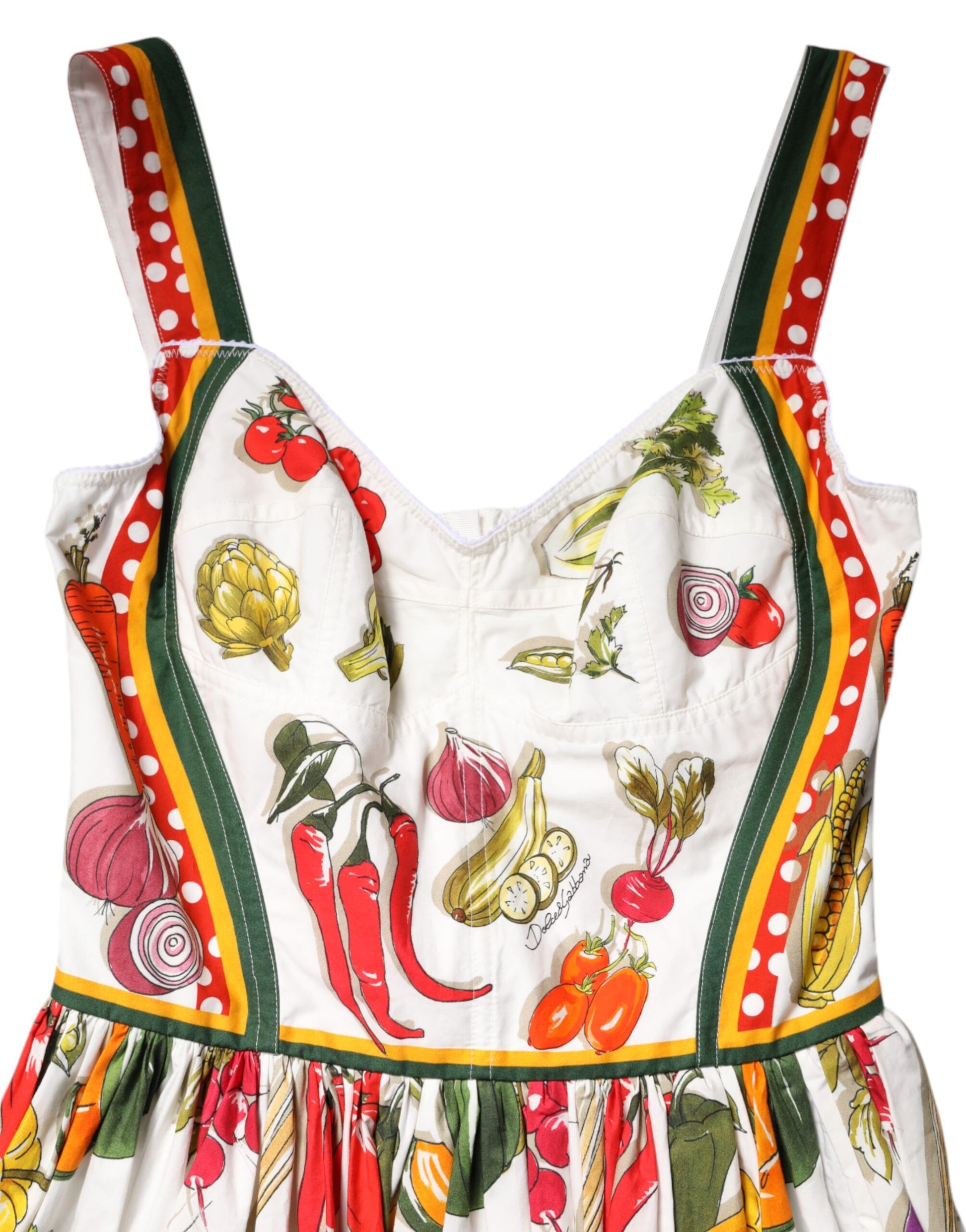 Dolce & Gabbana White Midi Dress for Women additional view